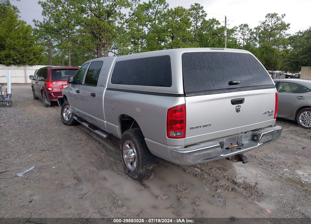 2006 DODGE RAM 2500 LARAMIE VIN: 3D7KS29C26G192690
