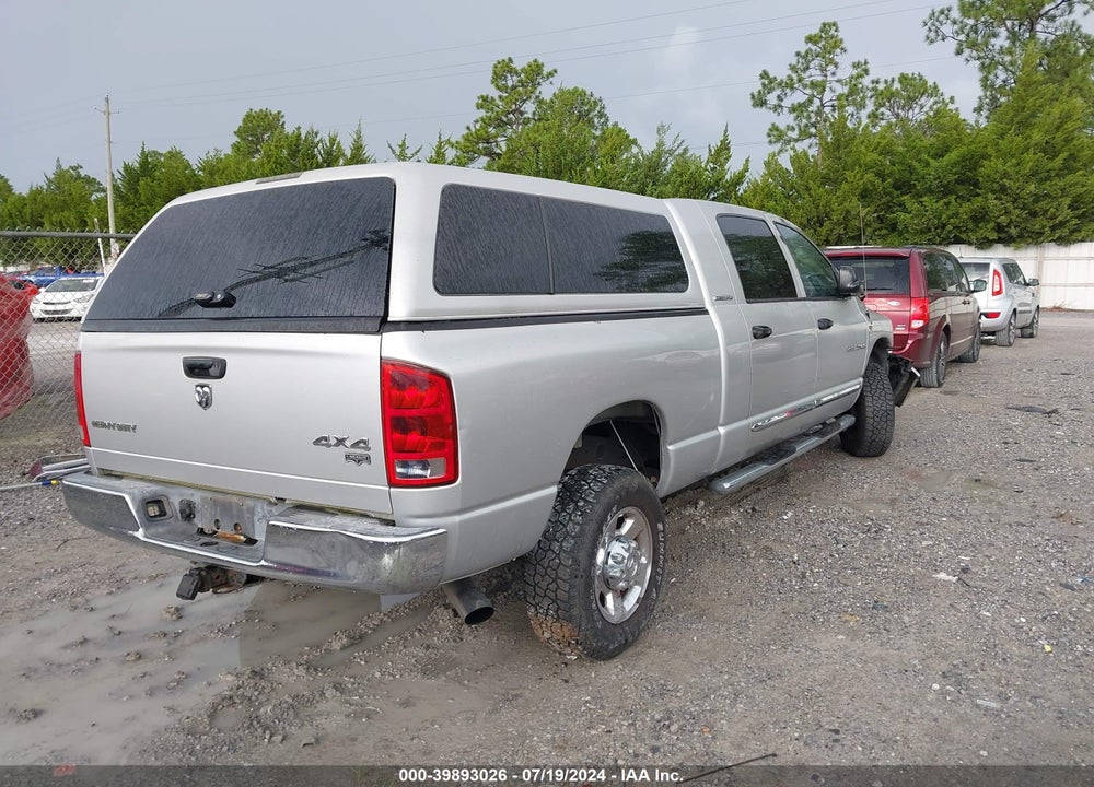 2006 DODGE RAM 2500 LARAMIE VIN: 3D7KS29C26G192690