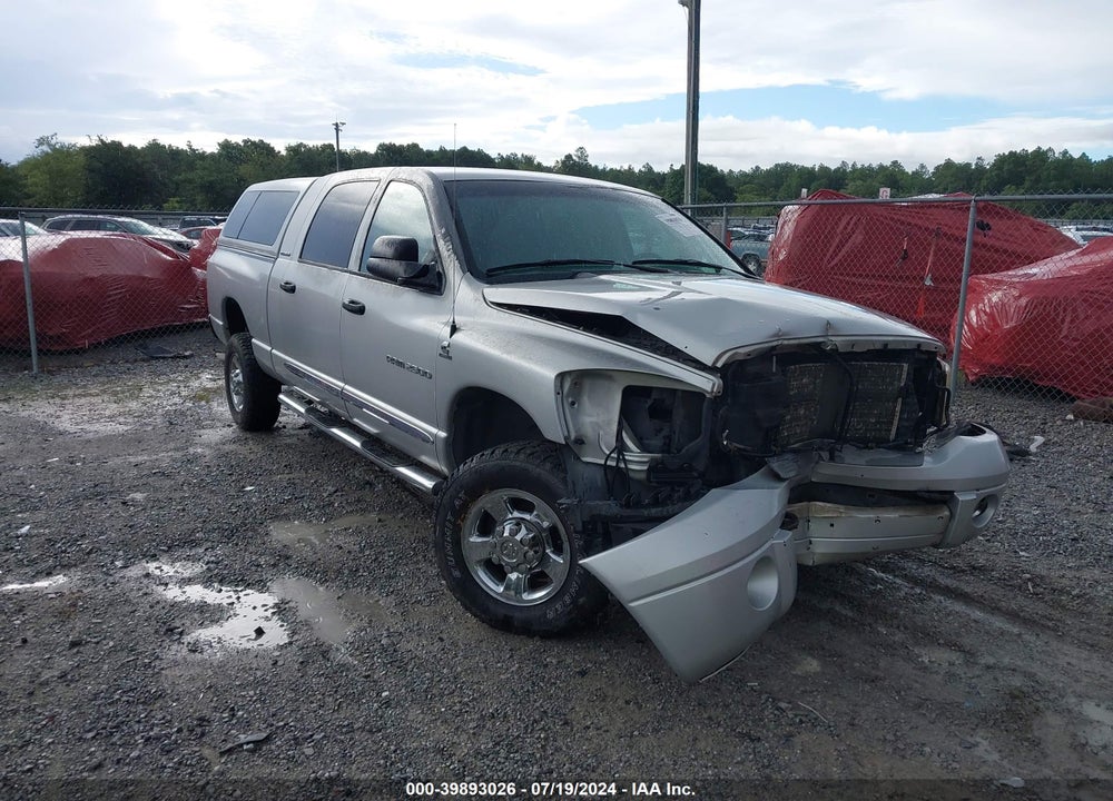 2006 DODGE RAM 2500 LARAMIE VIN: 3D7KS29C26G192690