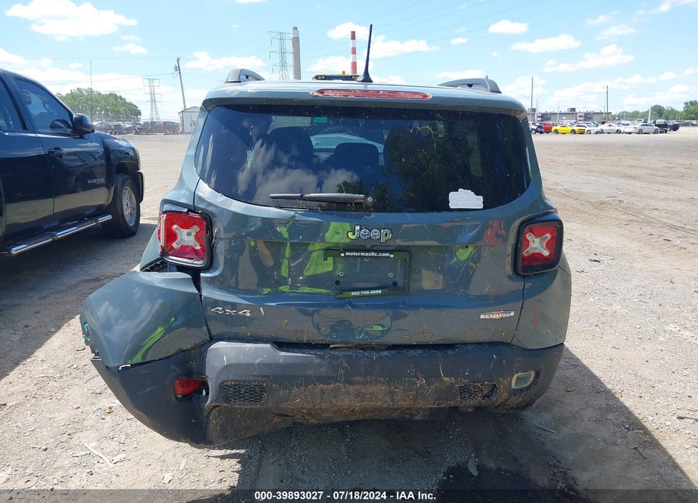 2017 JEEP RENEGADE LATITUDE 4X4 VIN: ZACCJBBB7HPF23493
