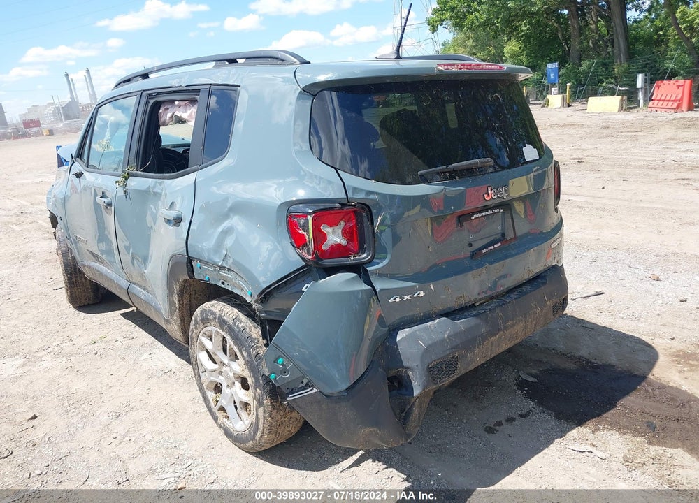 2017 JEEP RENEGADE LATITUDE 4X4 VIN: ZACCJBBB7HPF23493