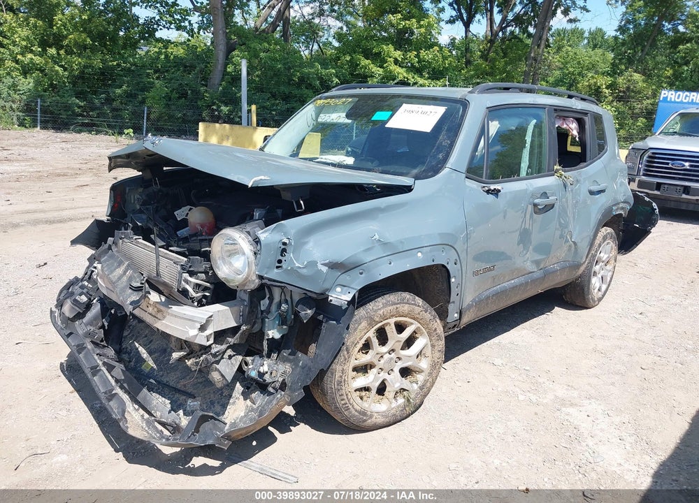 2017 JEEP RENEGADE LATITUDE 4X4 VIN: ZACCJBBB7HPF23493