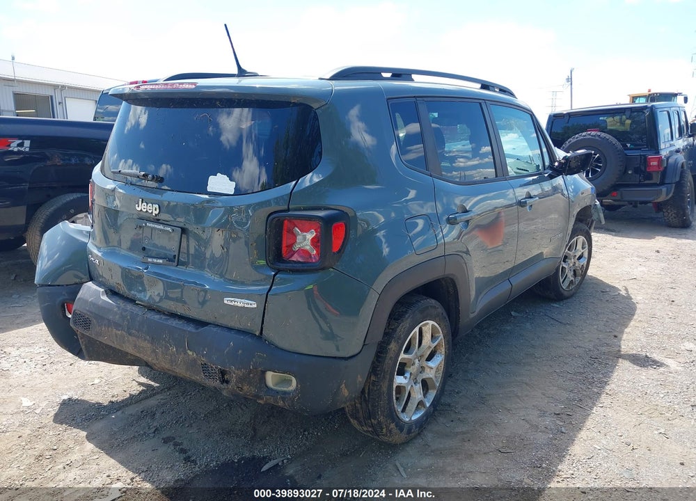 2017 JEEP RENEGADE LATITUDE 4X4 VIN: ZACCJBBB7HPF23493