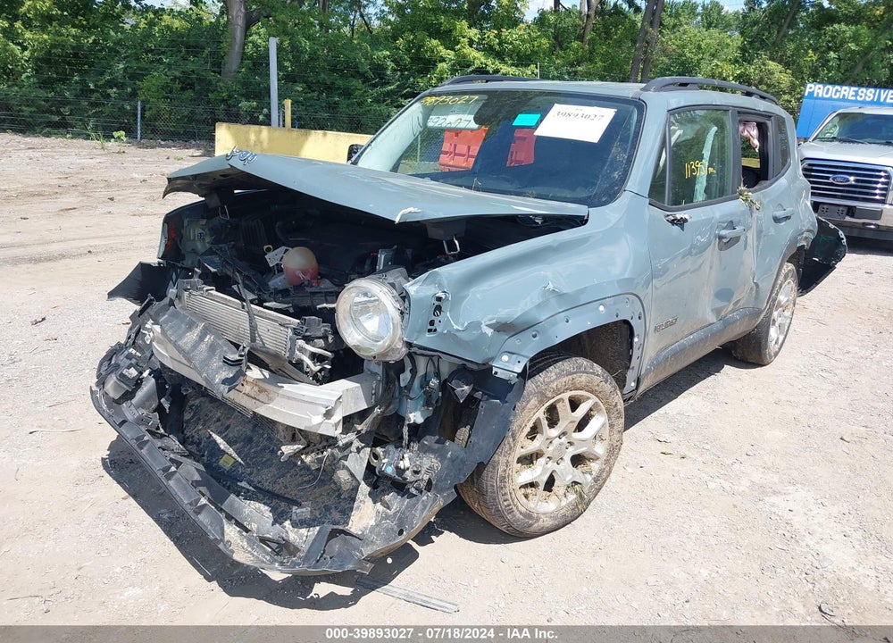 2017 JEEP RENEGADE LATITUDE 4X4 VIN: ZACCJBBB7HPF23493