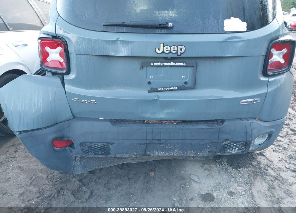 2017 JEEP RENEGADE LATITUDE 4X4 VIN: ZACCJBBB7HPF23493