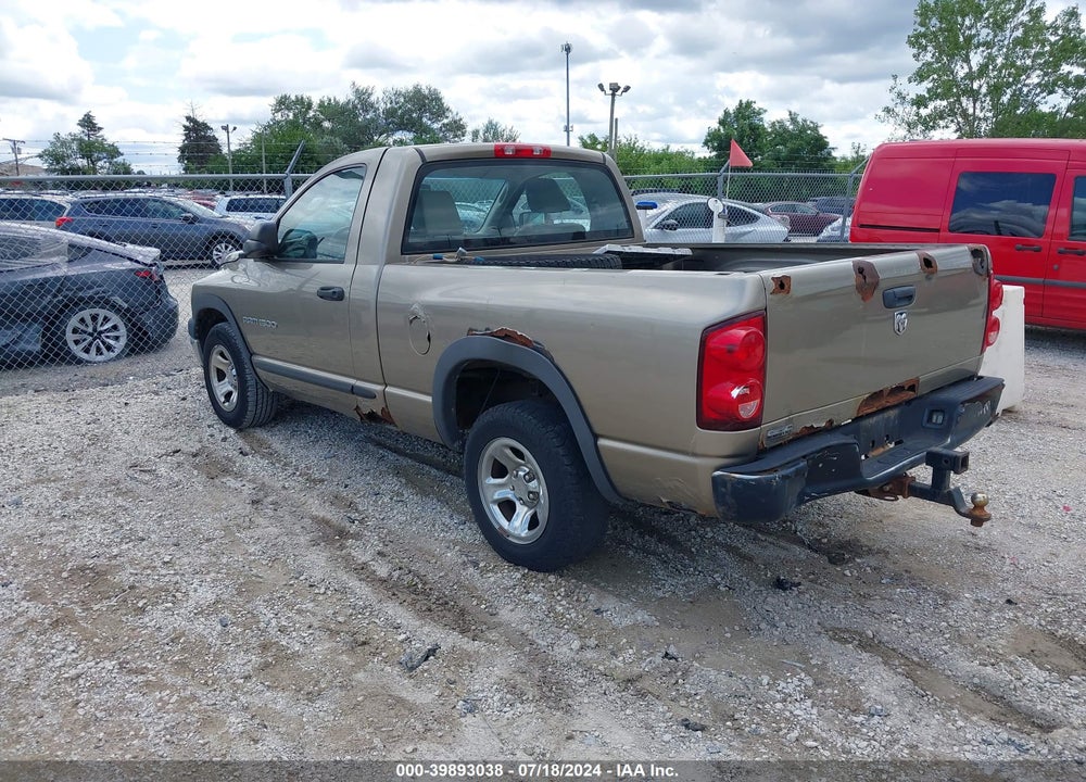 2007 DODGE RAM 1500 ST VIN: 1D7HA16K87J536445