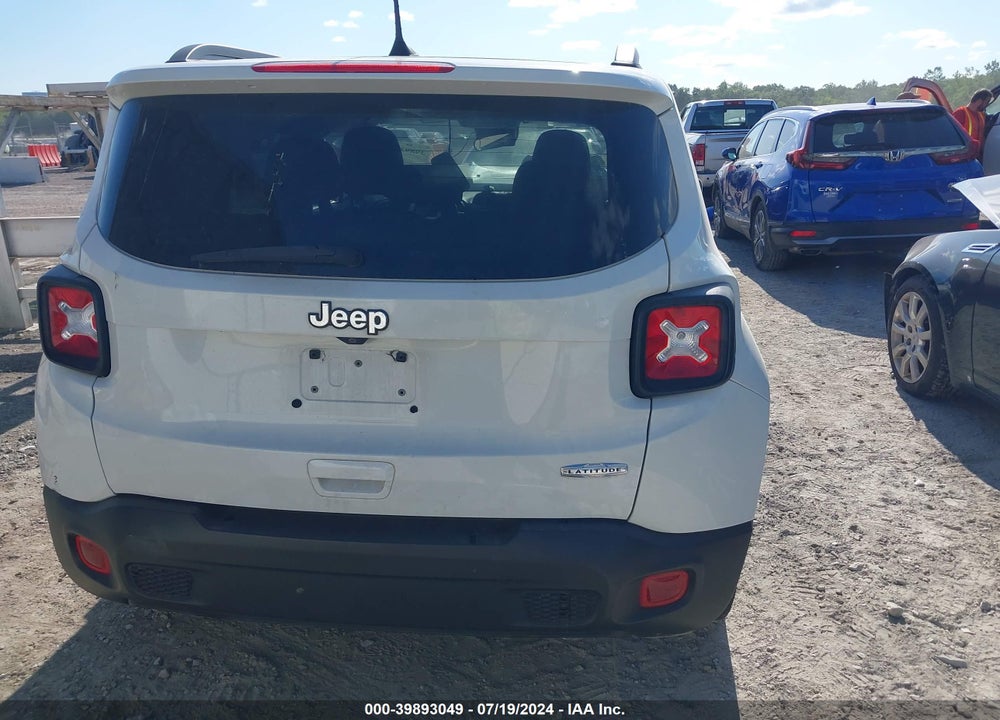 2019 JEEP RENEGADE LATITUDE FWD VIN: ZACNJABB9KPK08895