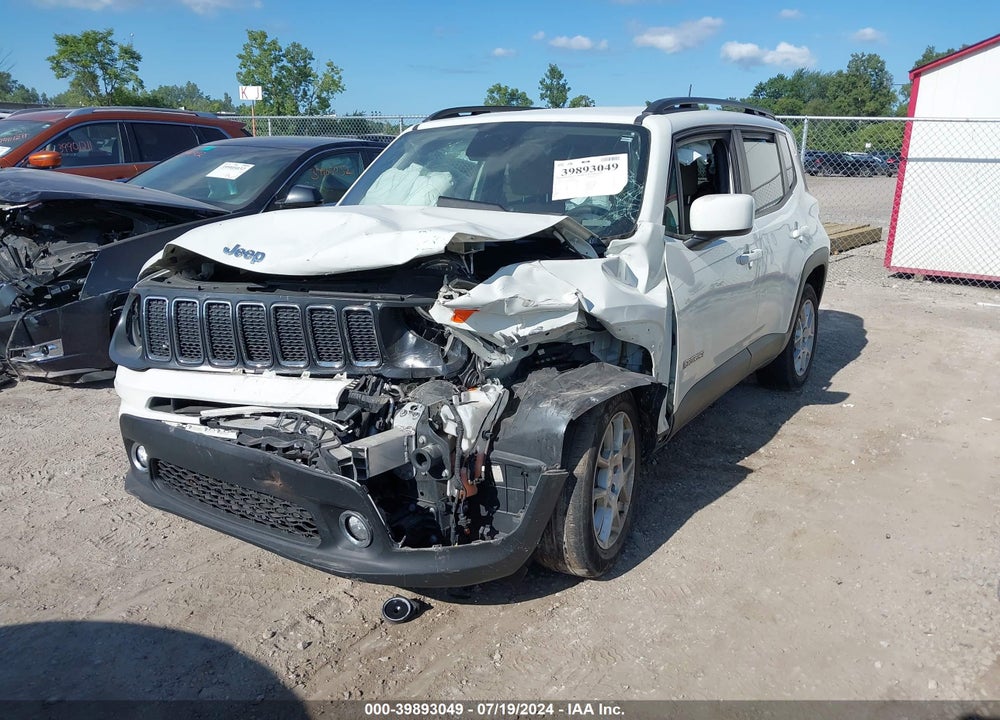 2019 JEEP RENEGADE LATITUDE FWD VIN: ZACNJABB9KPK08895