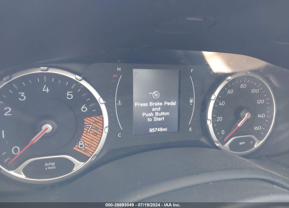 2019 JEEP RENEGADE LATITUDE FWD VIN: ZACNJABB9KPK08895