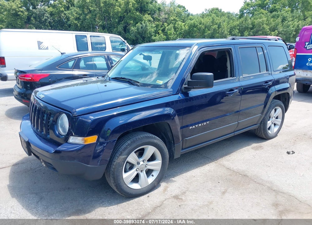2014 JEEP PATRIOT LATITUDE VIN: 1C4NJRFB9ED762789