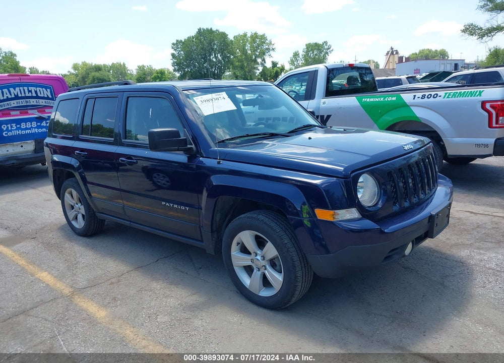 2014 JEEP PATRIOT LATITUDE VIN: 1C4NJRFB9ED762789