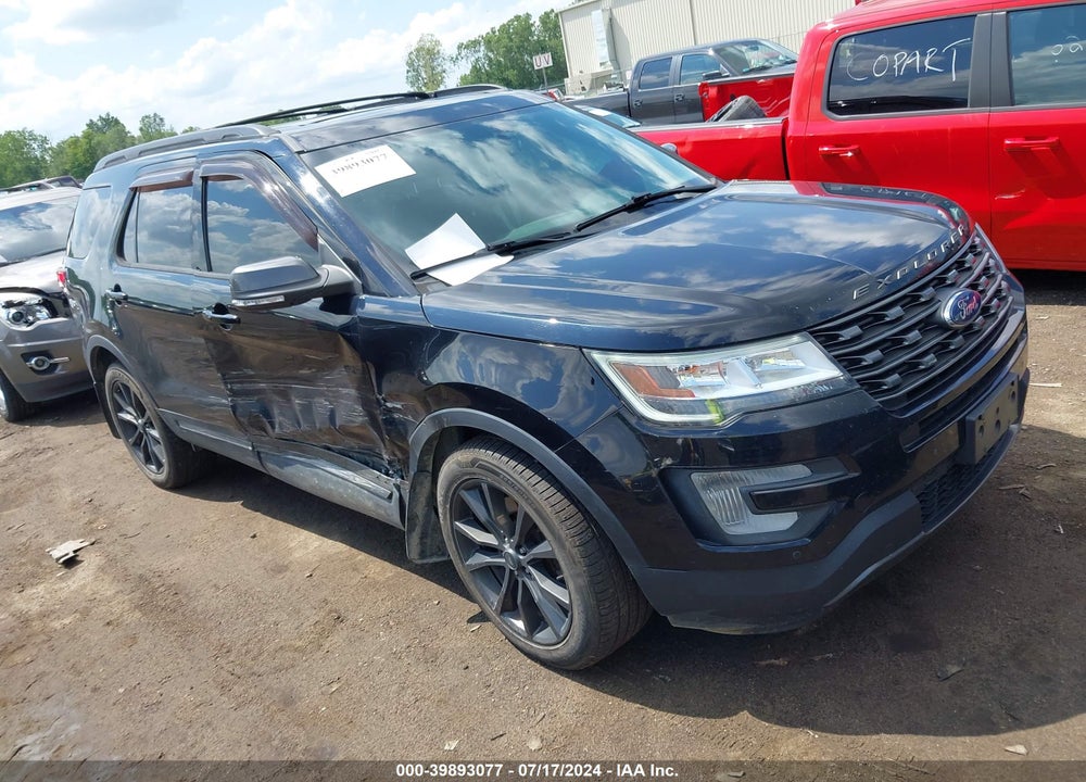 2017 FORD EXPLORER XLT VIN: 1FM5K8D89HGD72319