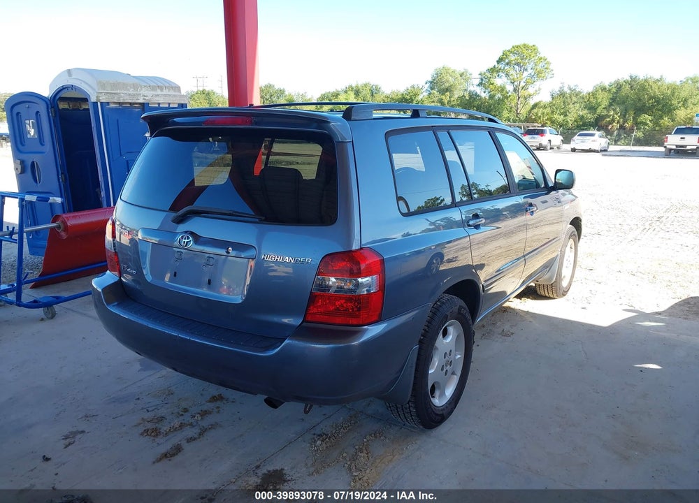 2005 TOYOTA HIGHLANDER LIMITED V6 VIN: JTEEP21A950112562