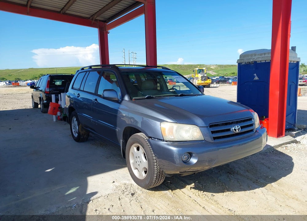 2005 TOYOTA HIGHLANDER LIMITED V6 VIN: JTEEP21A950112562