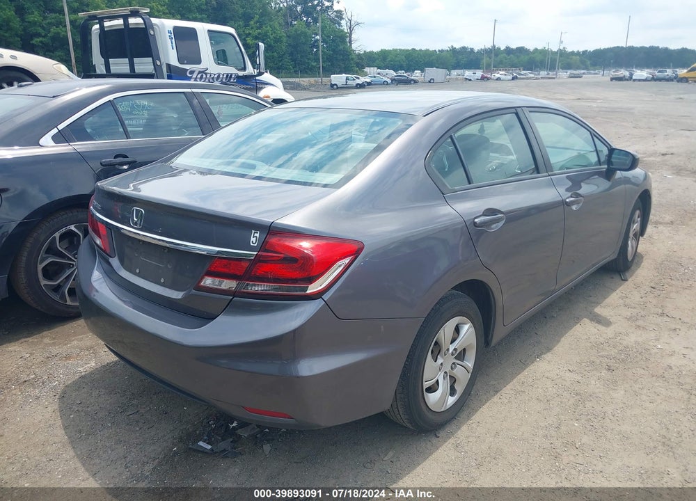 2015 HONDA CIVIC LX VIN: 19XFB2F58FE284464