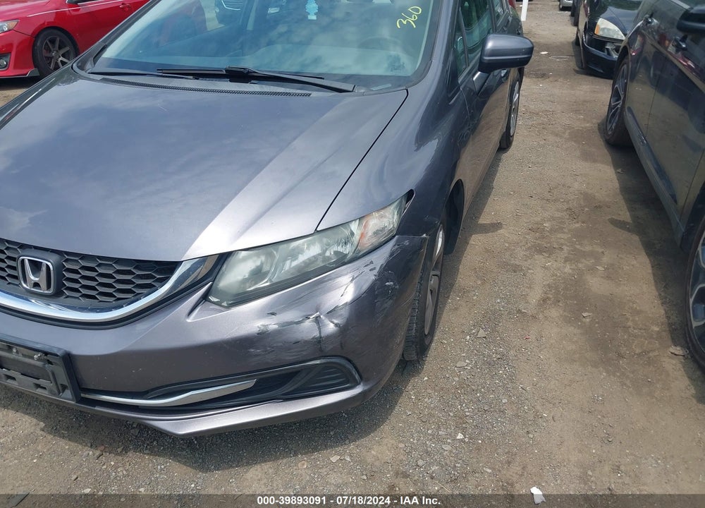 2015 HONDA CIVIC LX VIN: 19XFB2F58FE284464
