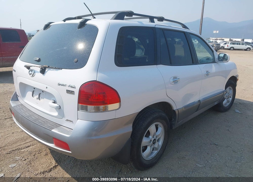 2006 HYUNDAI SANTA FE GLS/LIMITED VIN: KM8SC73E26U049214
