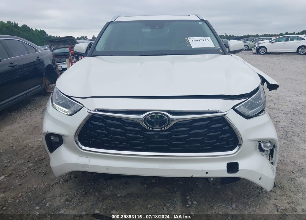 2021 TOYOTA HIGHLANDER PLATINUM VIN: 5TDFZRBH6MS103224