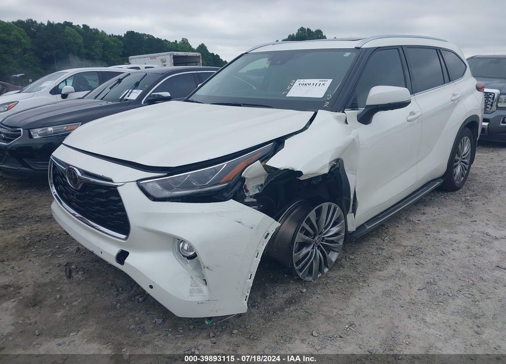 2021 TOYOTA HIGHLANDER PLATINUM VIN: 5TDFZRBH6MS103224