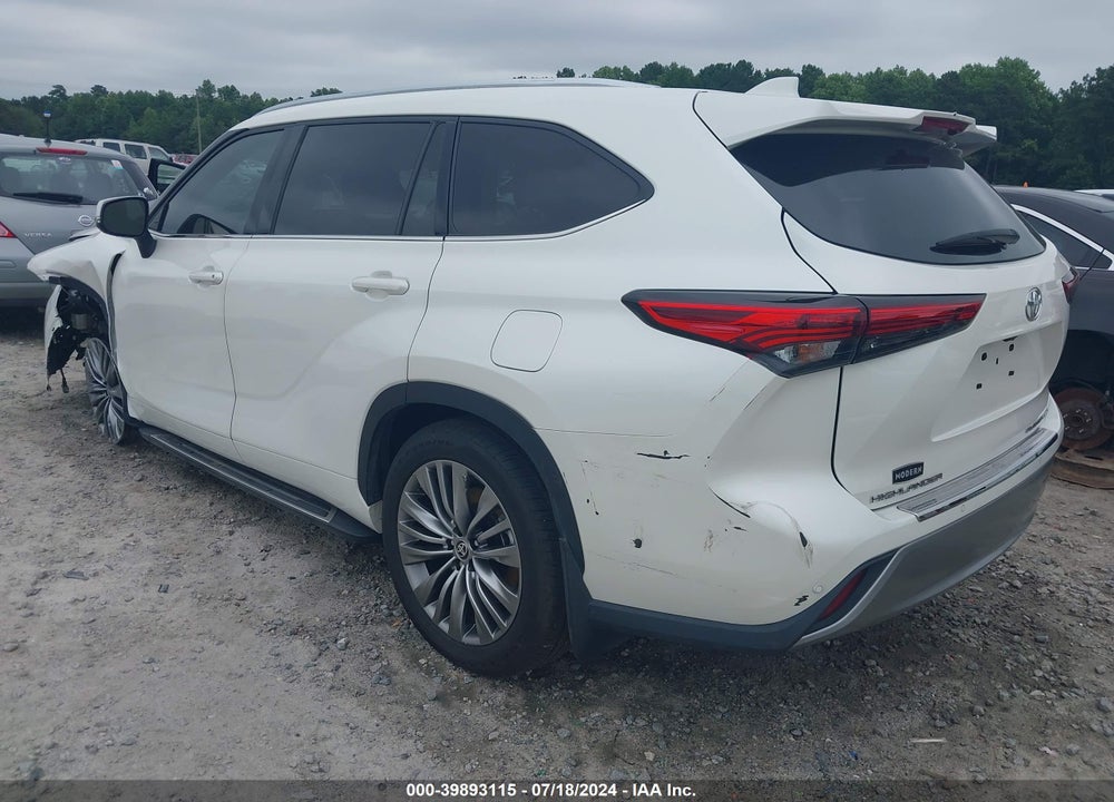 2021 TOYOTA HIGHLANDER PLATINUM VIN: 5TDFZRBH6MS103224