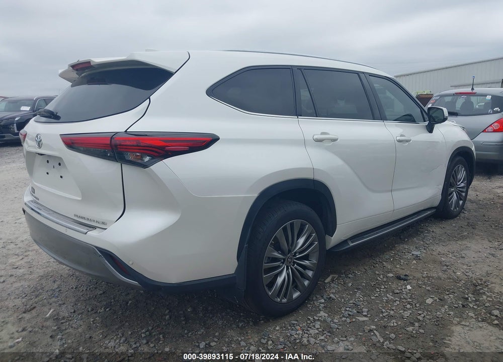2021 TOYOTA HIGHLANDER PLATINUM VIN: 5TDFZRBH6MS103224