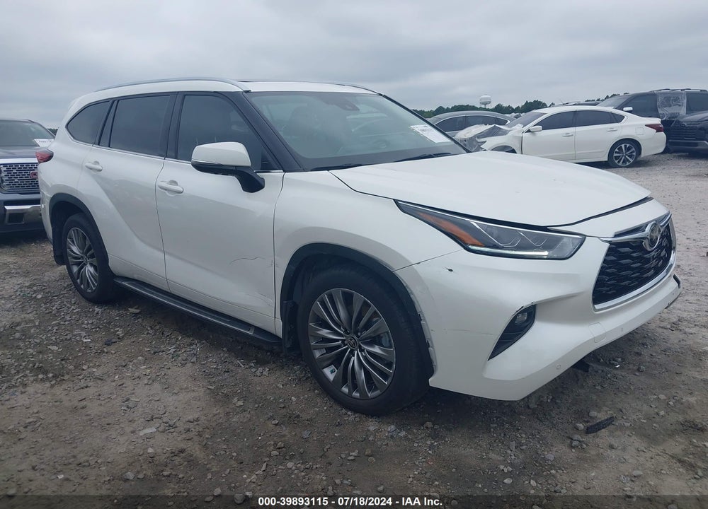 2021 TOYOTA HIGHLANDER PLATINUM VIN: 5TDFZRBH6MS103224