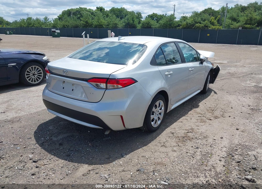 2022 TOYOTA COROLLA LE VIN: 5YFEPMAE2NP317309