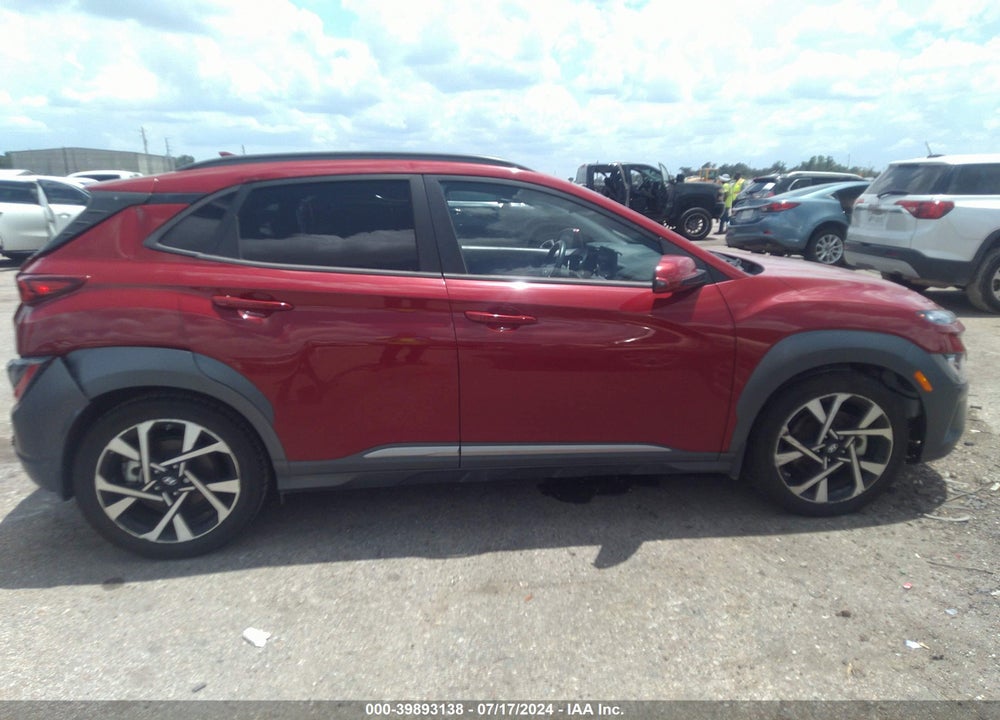 2022 HYUNDAI KONA LIMITED VIN: KM8K5CA39NU900654