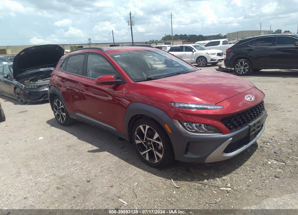 2022 HYUNDAI KONA LIMITED VIN: KM8K5CA39NU900654