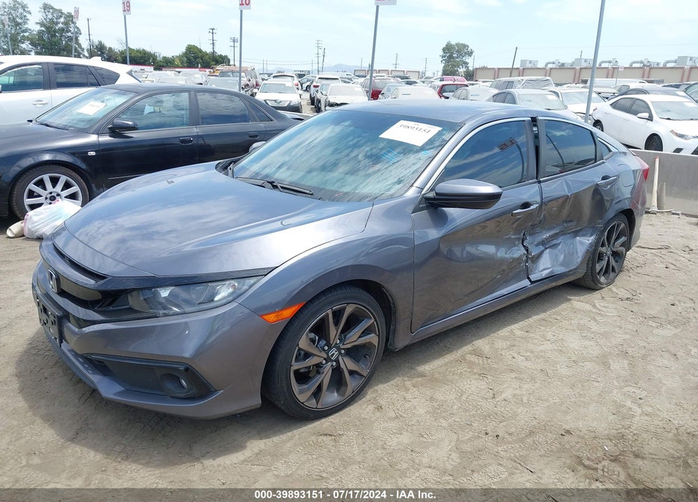 2021 HONDA CIVIC SPORT VIN: 2HGFC2F82MH550586