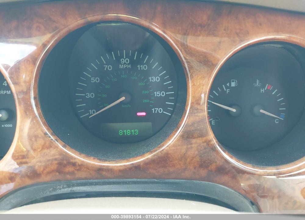 2001 JAGUAR XJ8 VANDEN PLAS VIN: SAJDA24C81LF21728