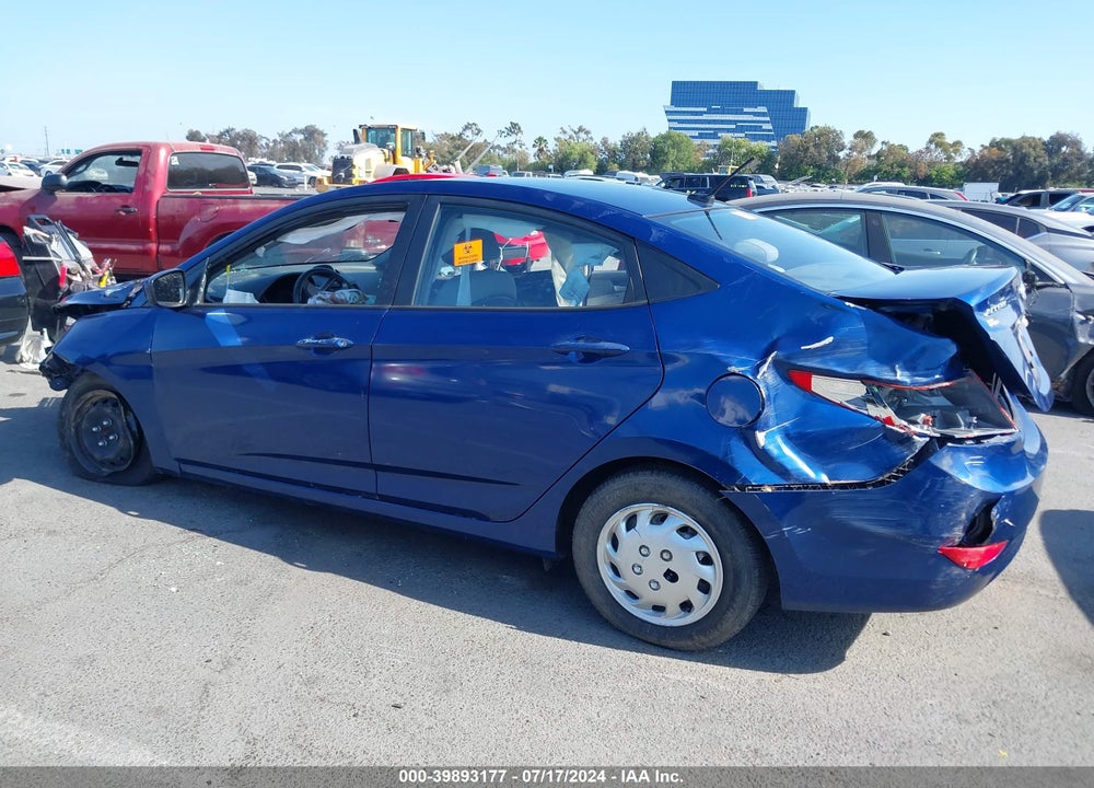 2016 HYUNDAI ACCENT SE VIN: KMHCT4AEXGU019062