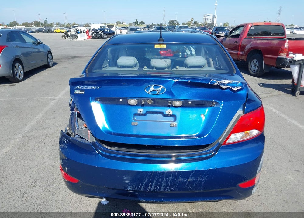 2016 HYUNDAI ACCENT SE VIN: KMHCT4AEXGU019062