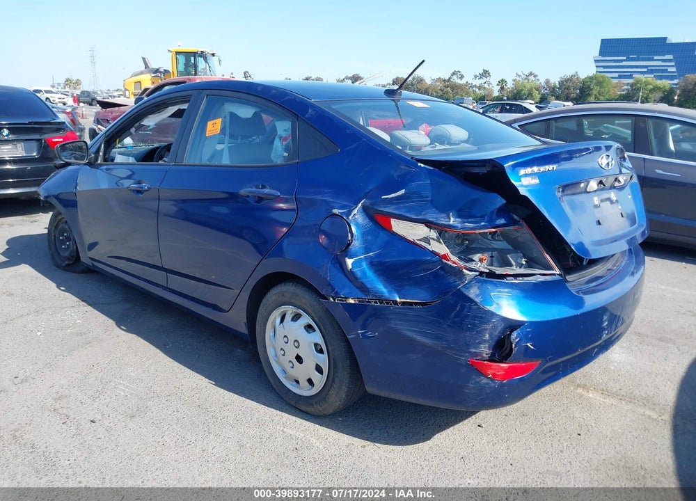 2016 HYUNDAI ACCENT SE VIN: KMHCT4AEXGU019062