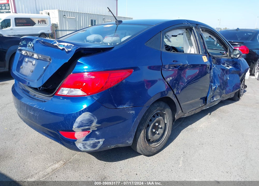 2016 HYUNDAI ACCENT SE VIN: KMHCT4AEXGU019062