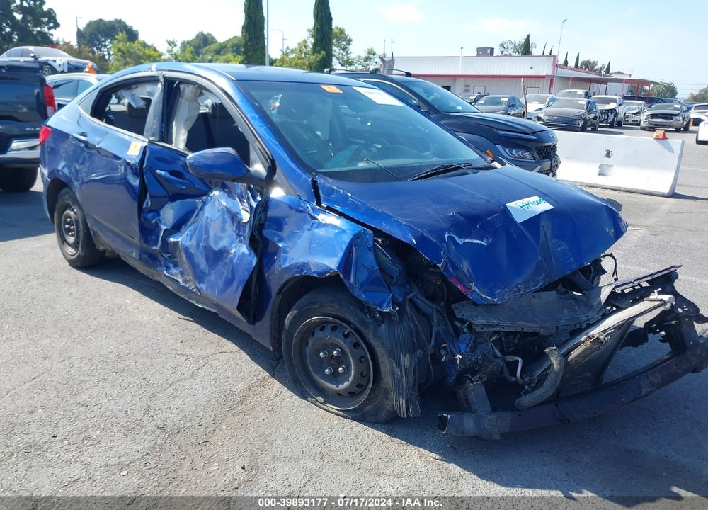 2016 HYUNDAI ACCENT SE VIN: KMHCT4AEXGU019062