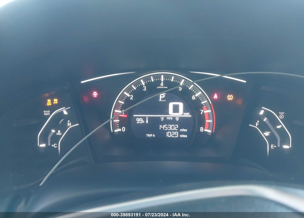 2016 HONDA CIVIC LX VIN: 19XFC2F53GE218807