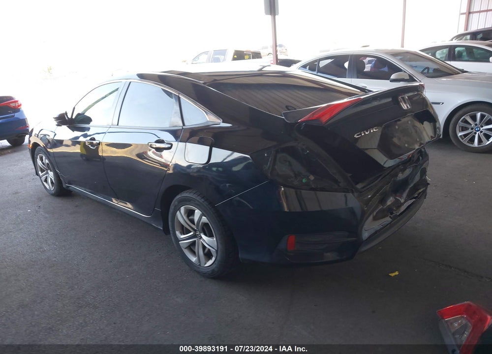 2016 HONDA CIVIC LX VIN: 19XFC2F53GE218807