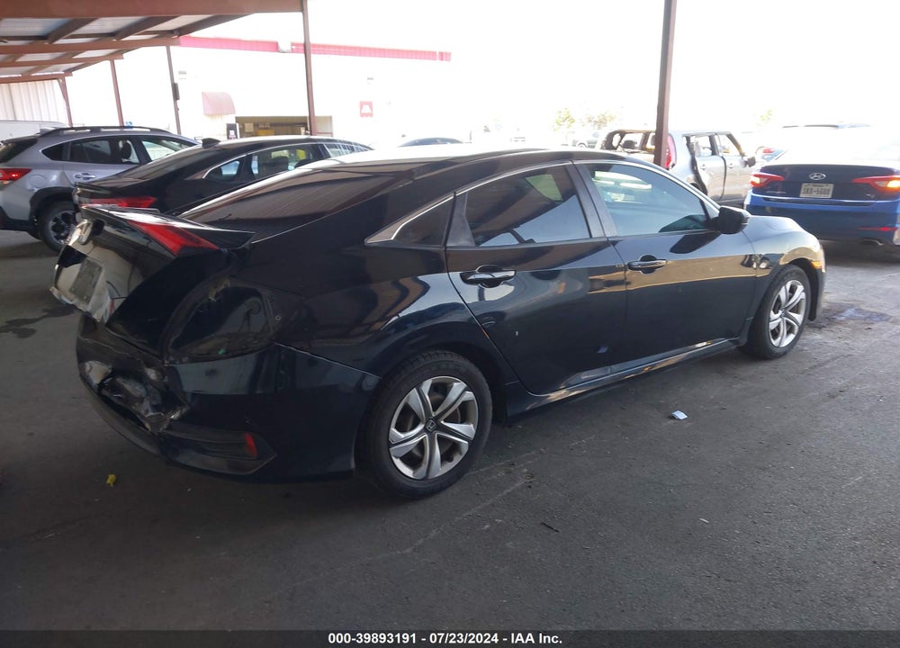 2016 HONDA CIVIC LX VIN: 19XFC2F53GE218807