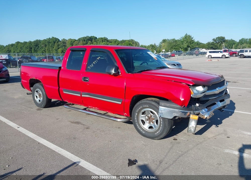 2004 CHEVROLET SILVERADO 1500 VIN: 1GCEC19X54Z145362