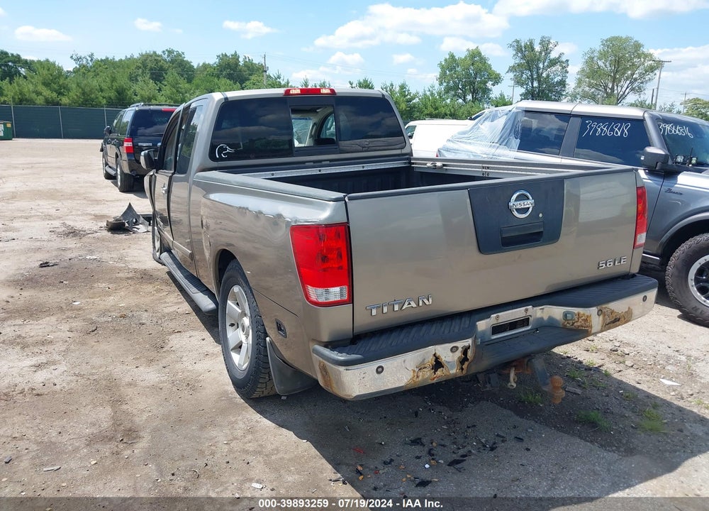 2006 NISSAN TITAN LE VIN: 1N6AA06AX6N540515