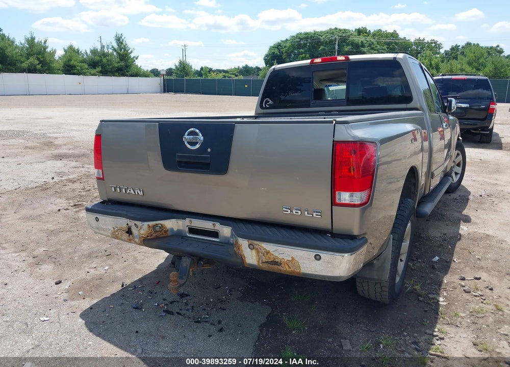 2006 NISSAN TITAN LE VIN: 1N6AA06AX6N540515