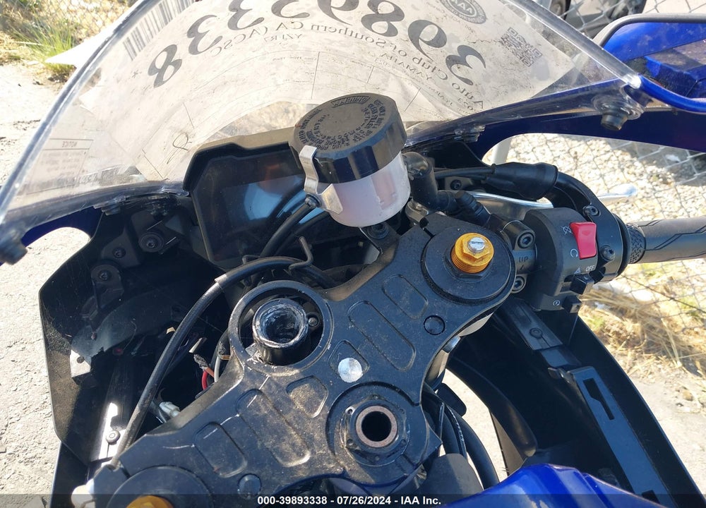 2023 YAMAHA YZFR7 VIN: JYARM38YXPA002023