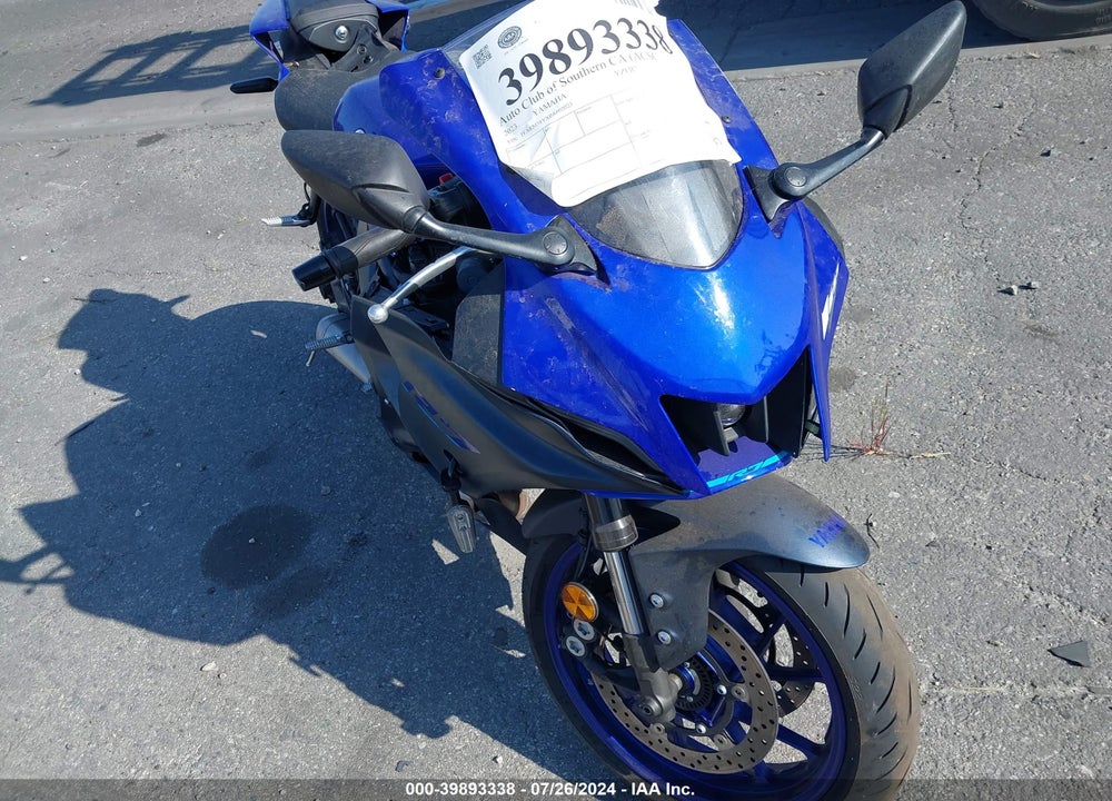2023 YAMAHA YZFR7 VIN: JYARM38YXPA002023