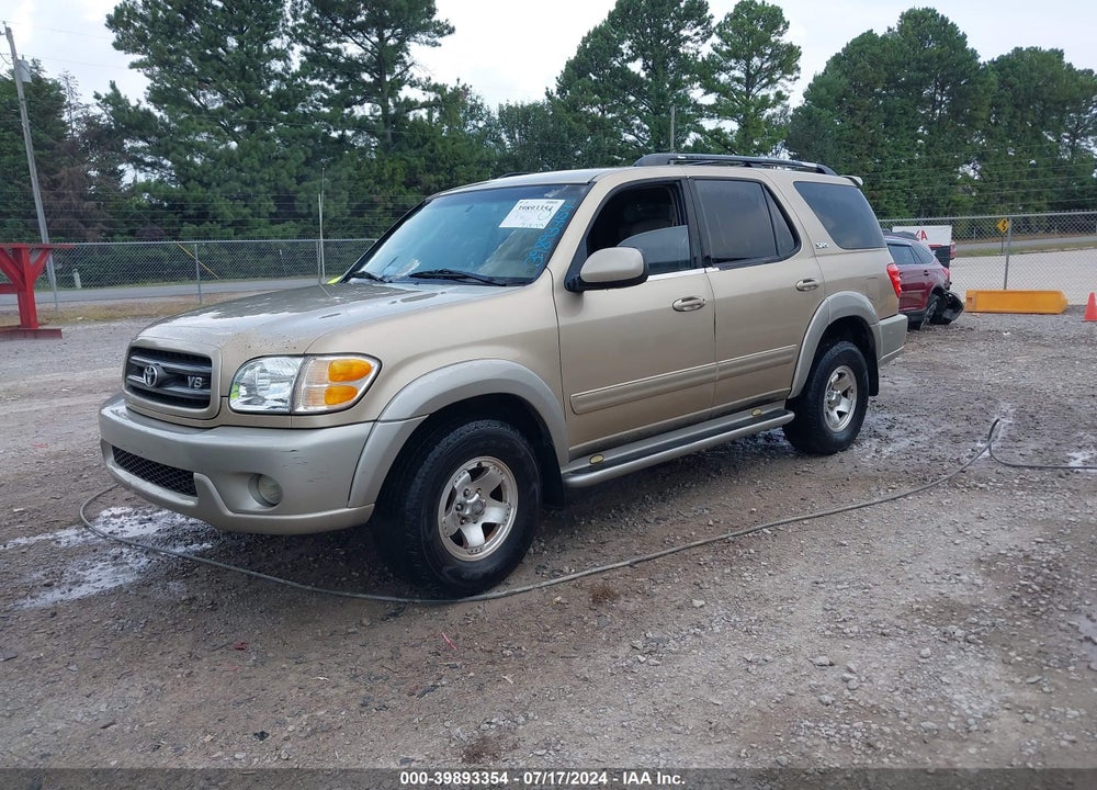 2002 TOYOTA SEQUOIA SR5 V8 VIN: 5TDZT34A92S119071