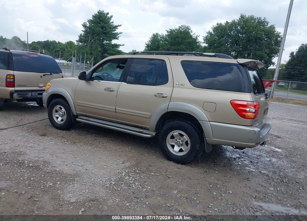 2002 TOYOTA SEQUOIA SR5 V8 VIN: 5TDZT34A92S119071