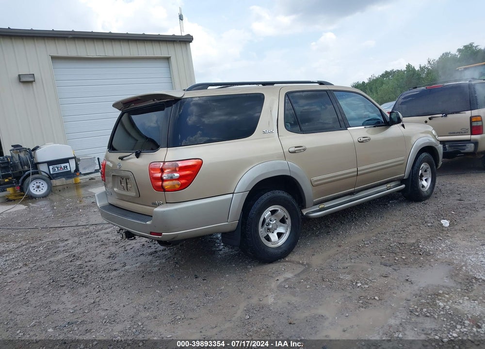 2002 TOYOTA SEQUOIA SR5 V8 VIN: 5TDZT34A92S119071