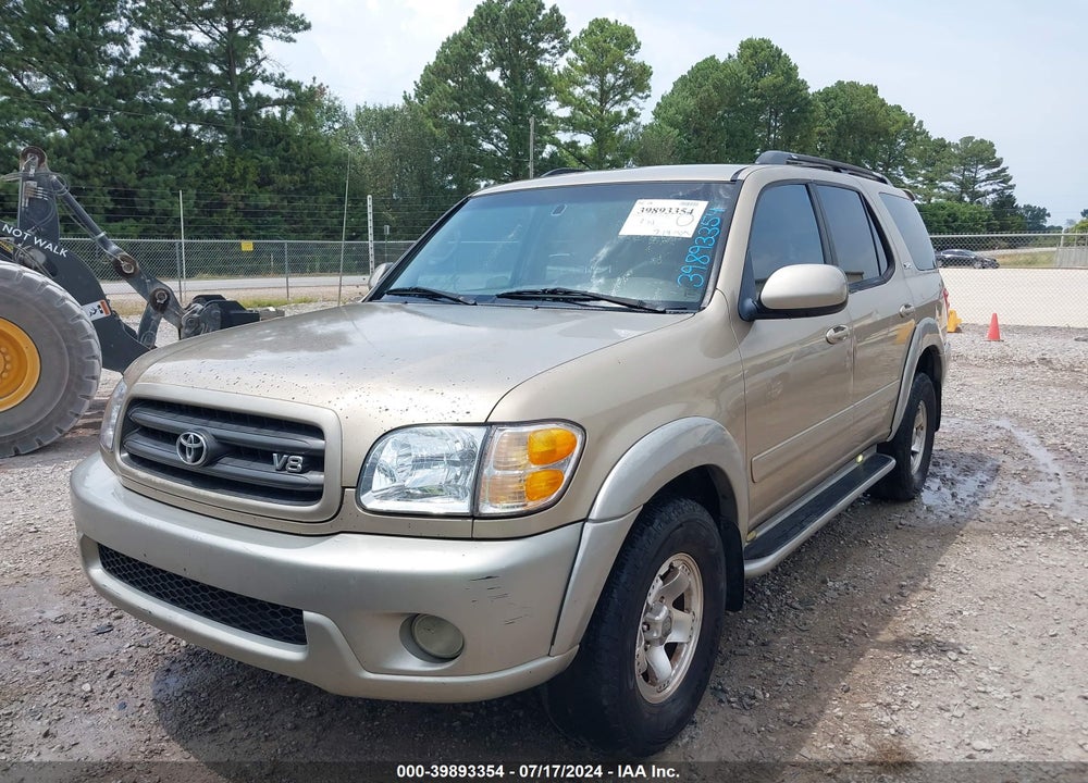 2002 TOYOTA SEQUOIA SR5 V8 VIN: 5TDZT34A92S119071