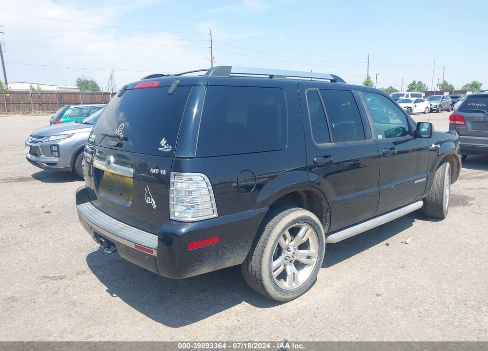2010 MERCURY MOUNTAINEER PREMIER VIN: 4M2EN4J8XAUJ06138