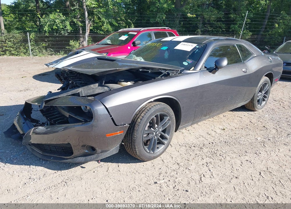 2019 DODGE CHALLENGER SXT AWD VIN: 2C3CDZGG4KH684742